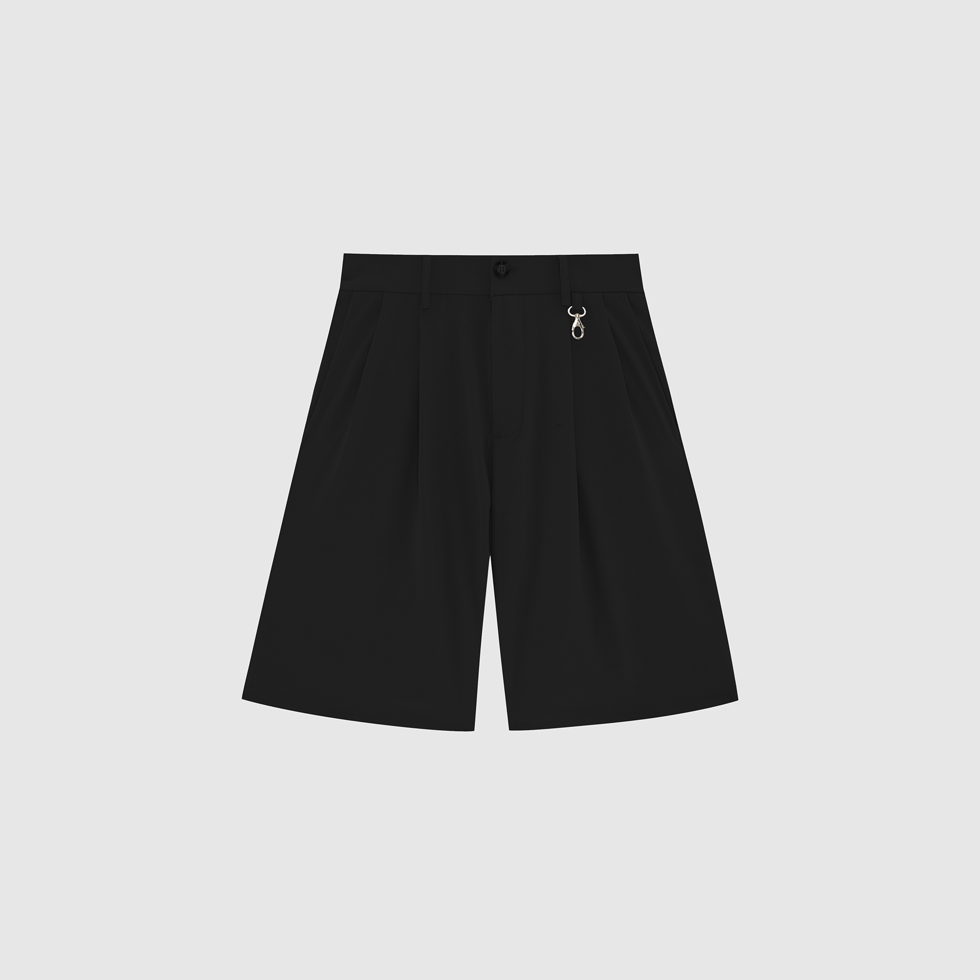 Jet Black Everyday Pleated Jorts