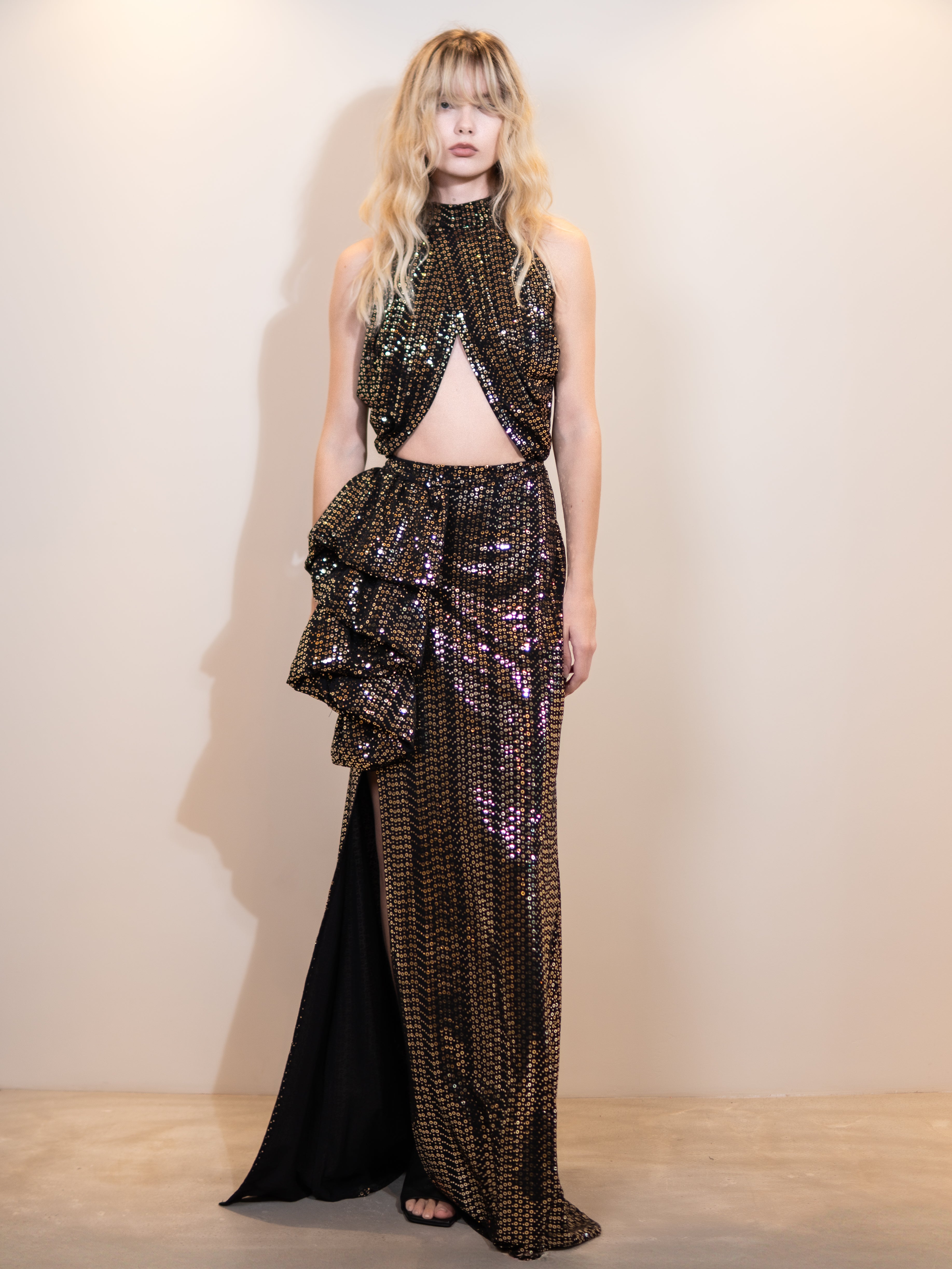 Brown Dress STONE Black