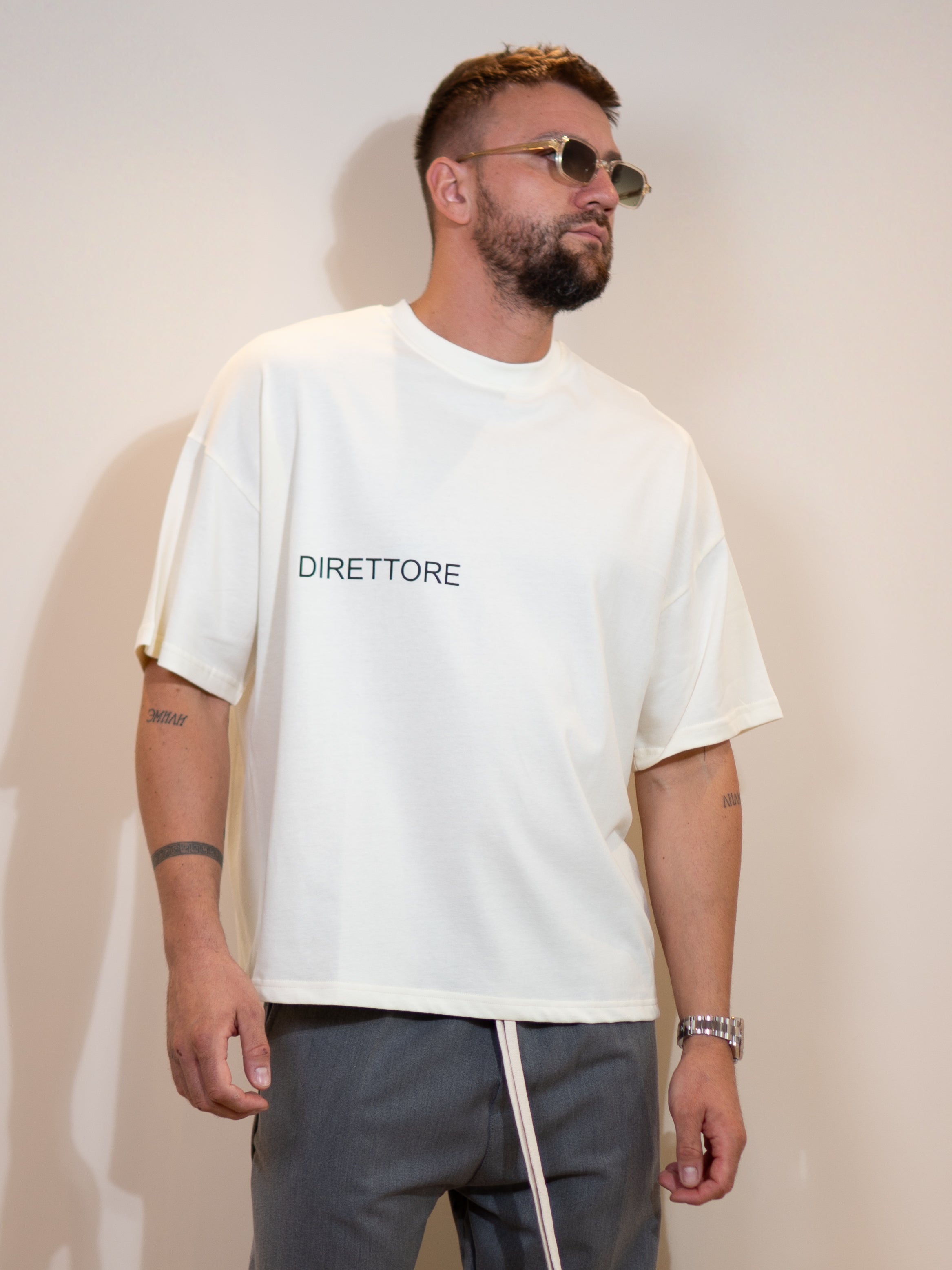 T-Shirt DIRETTORE White