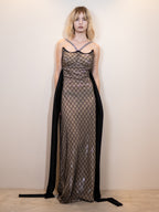 Cream Dress NITE Black