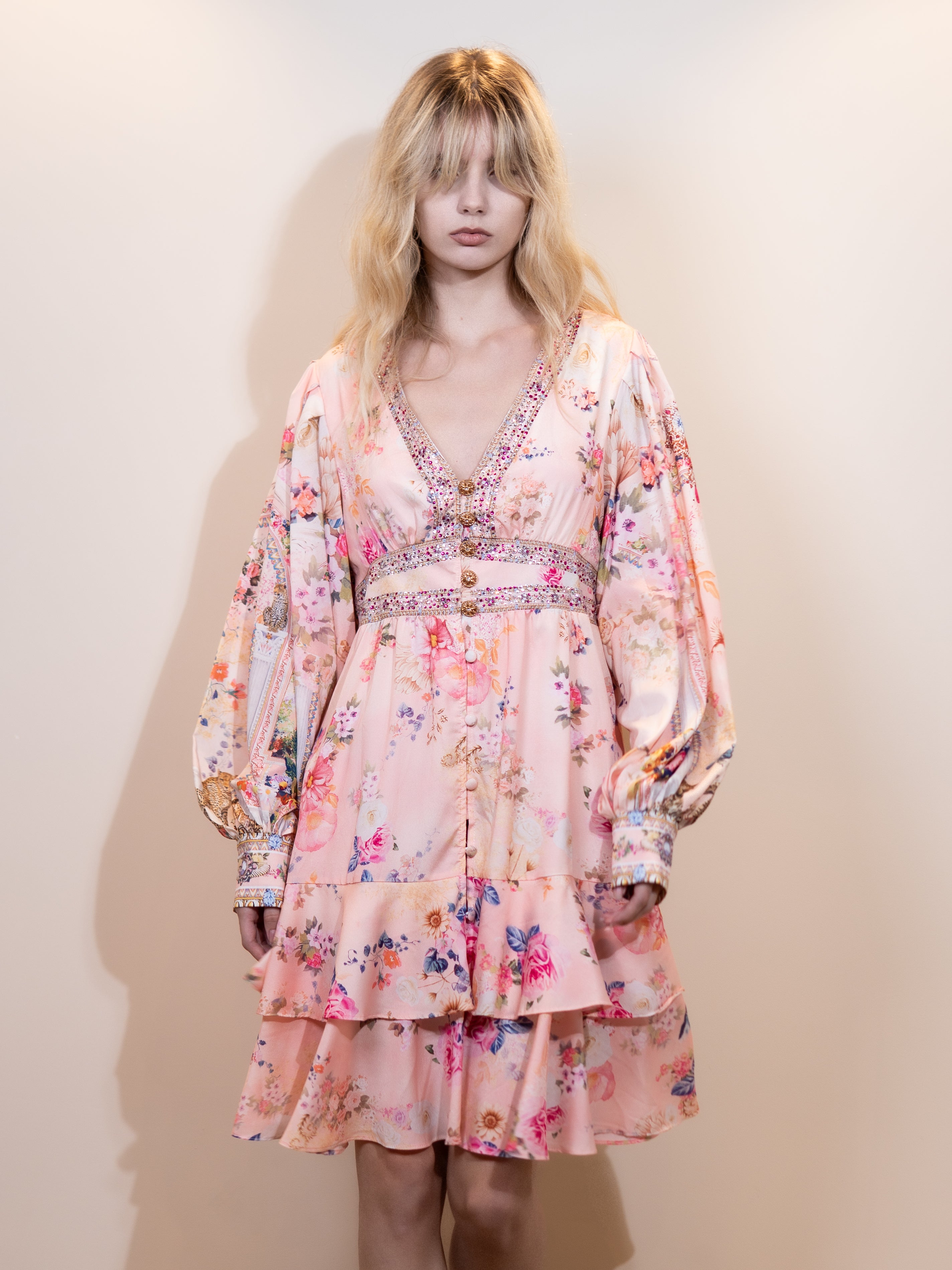 Rose Multicolor Dress FLOW