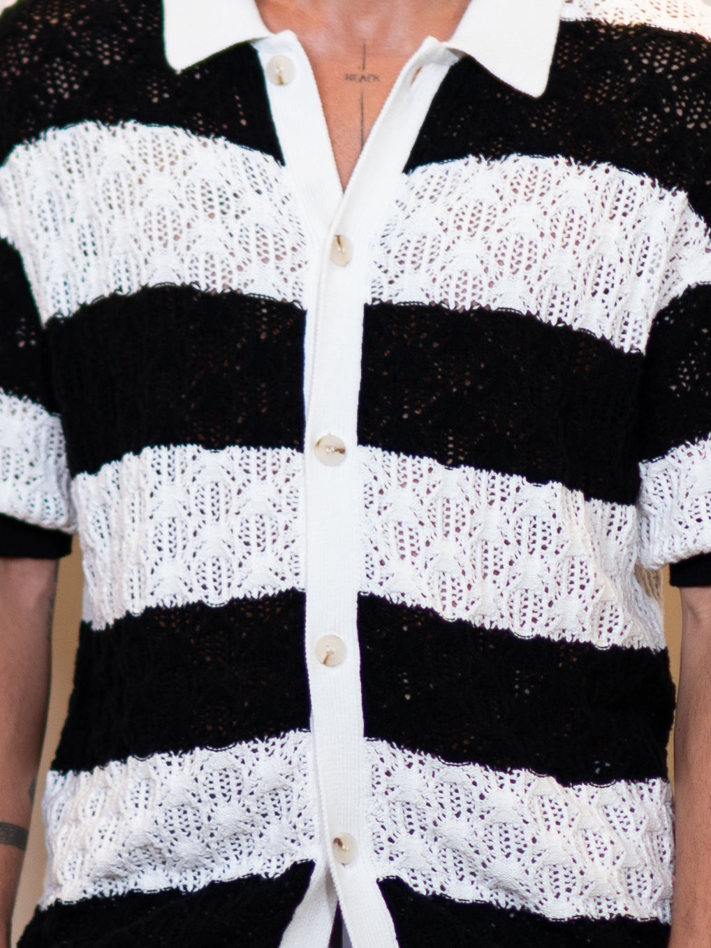 Knit Vest ZEUS White