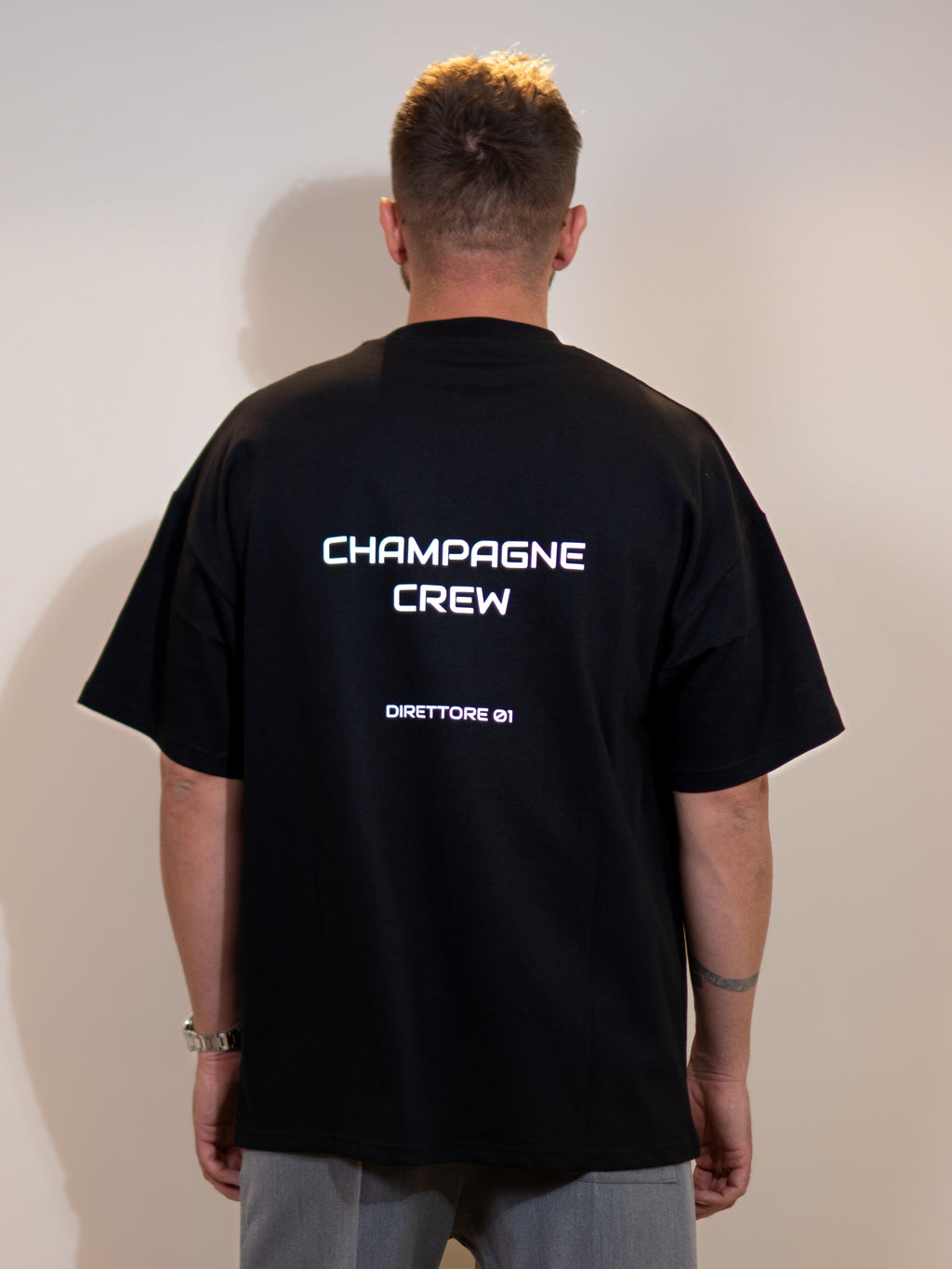 T-Shirt CHAMPAGNE Black