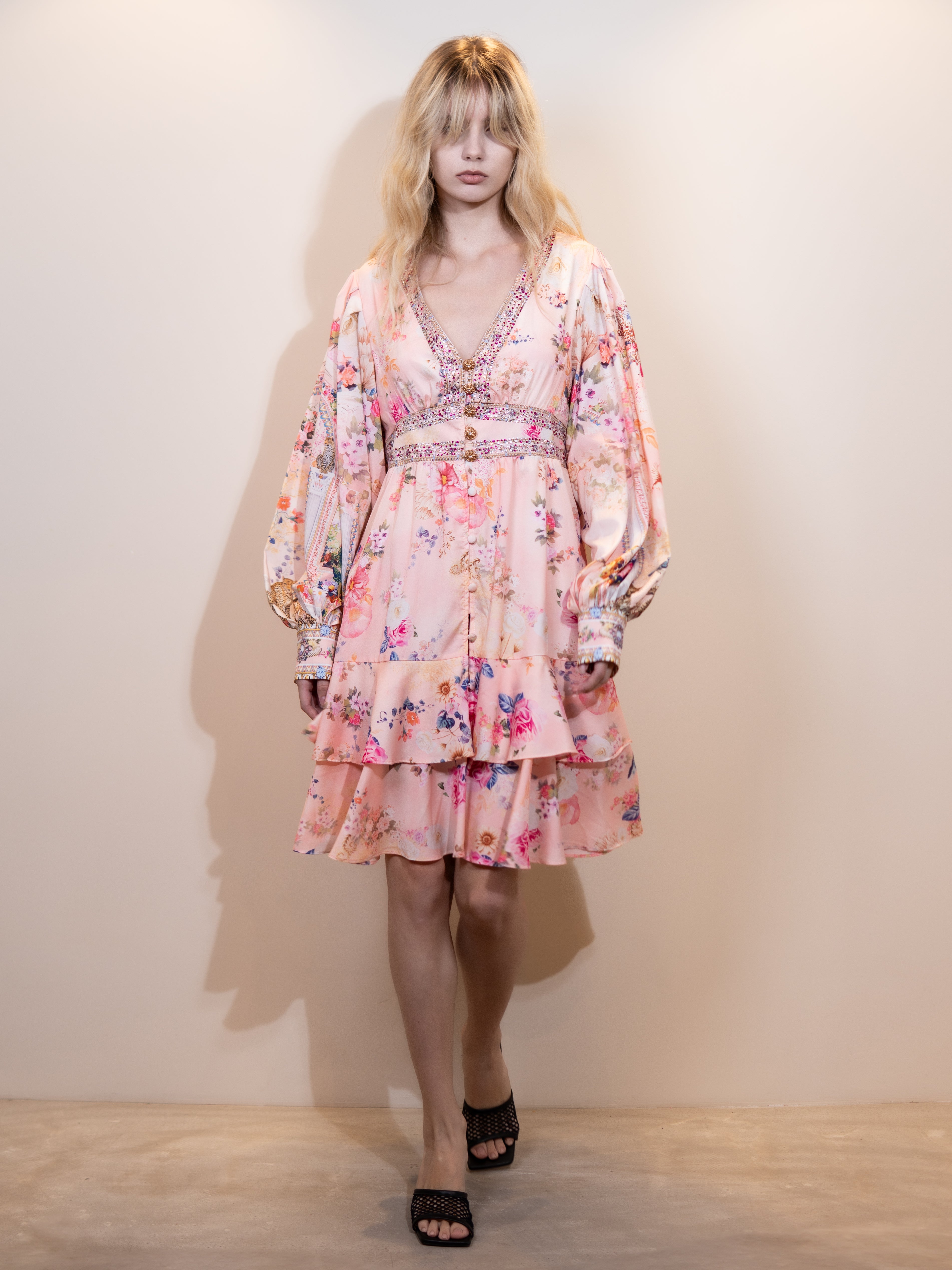 Rose Multicolor Dress FLOW