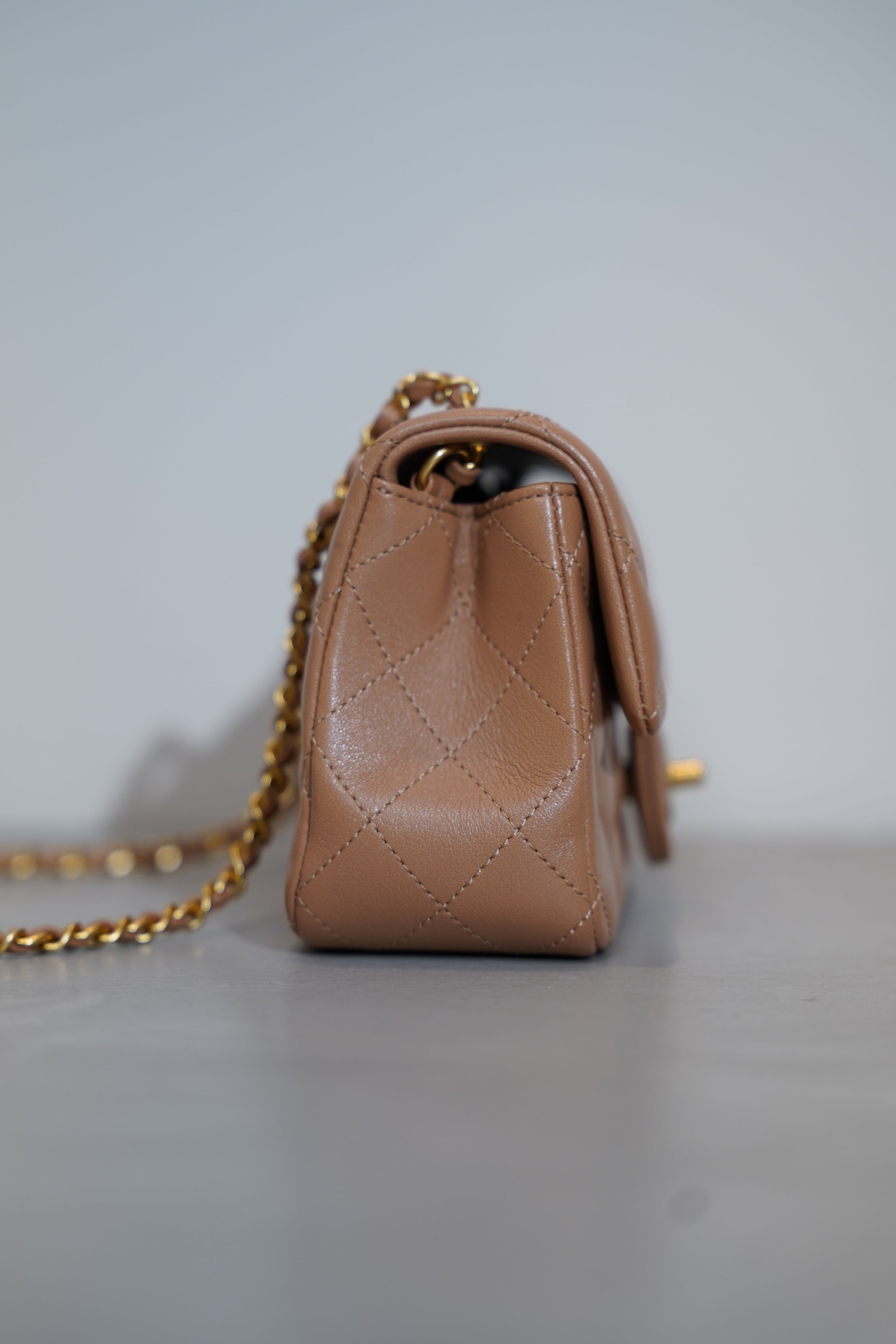 CHANEL MINI FLAP CRUSH BALL BAG