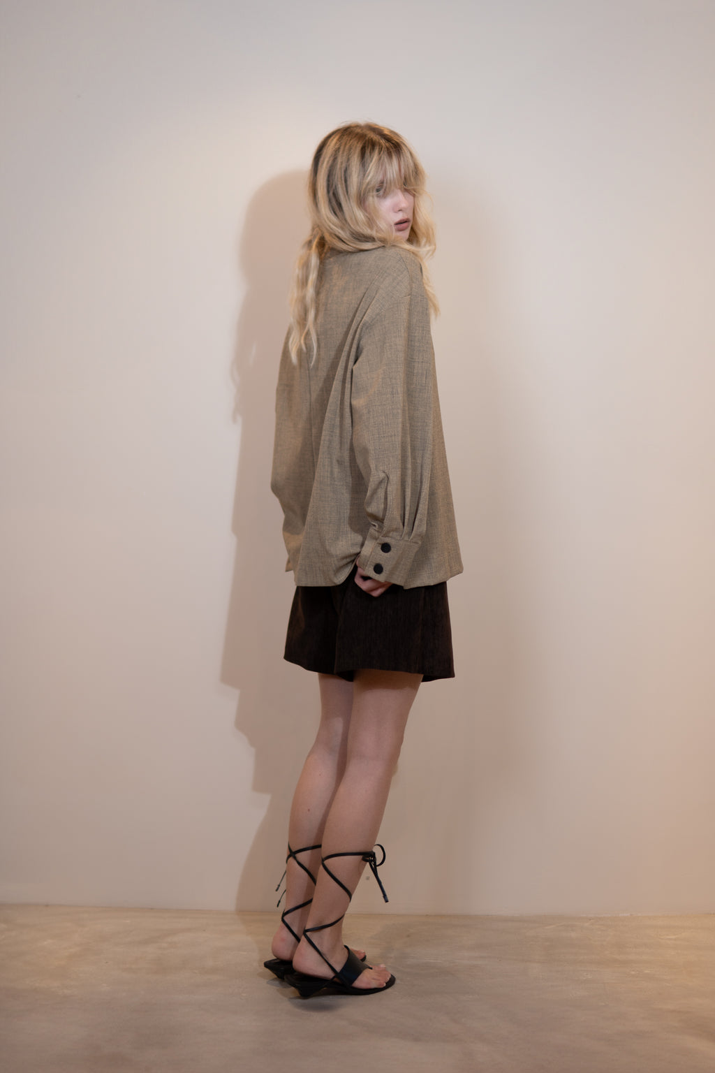 Brown Skirt Japan Khaki