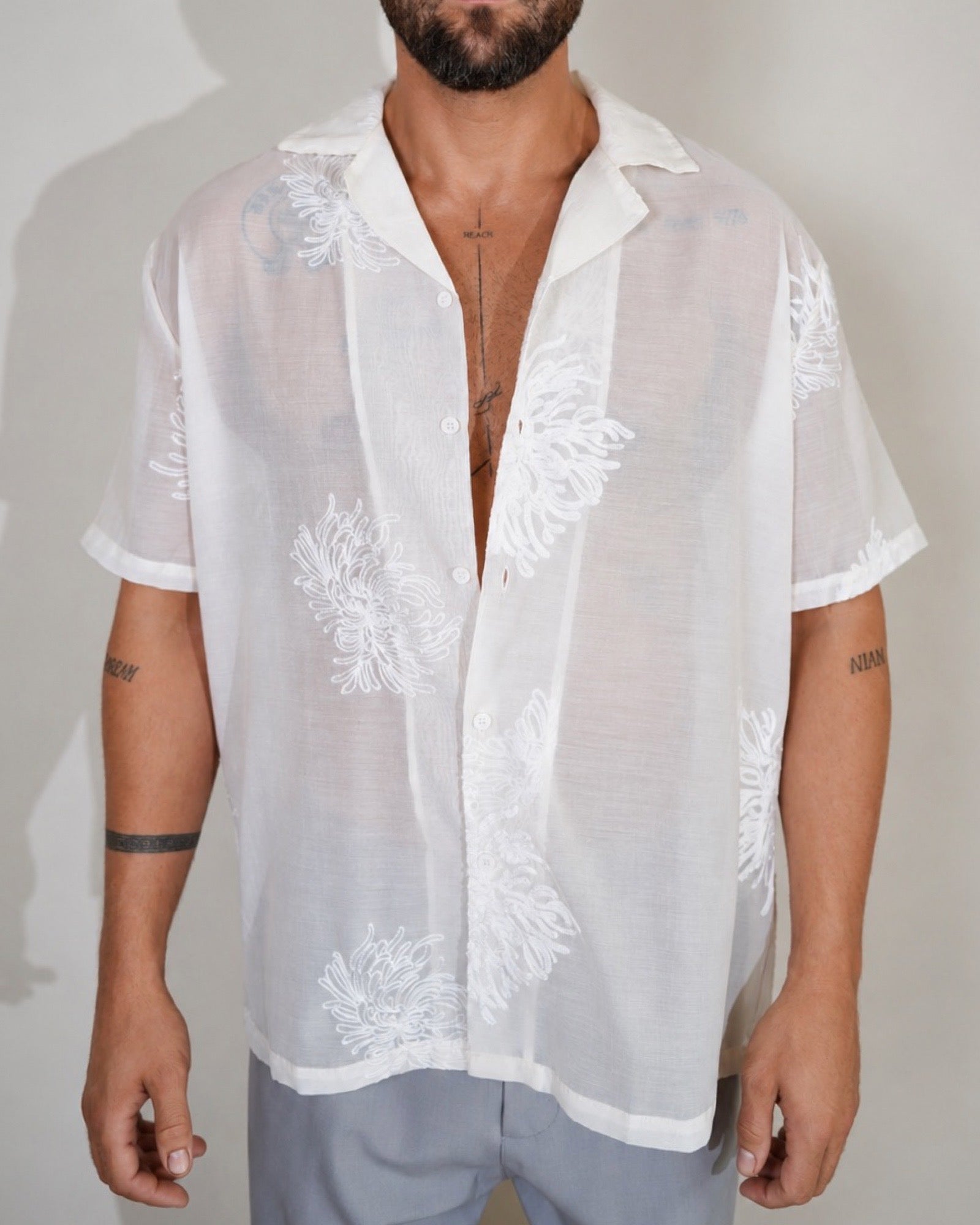 Embroidered Resort Shirt