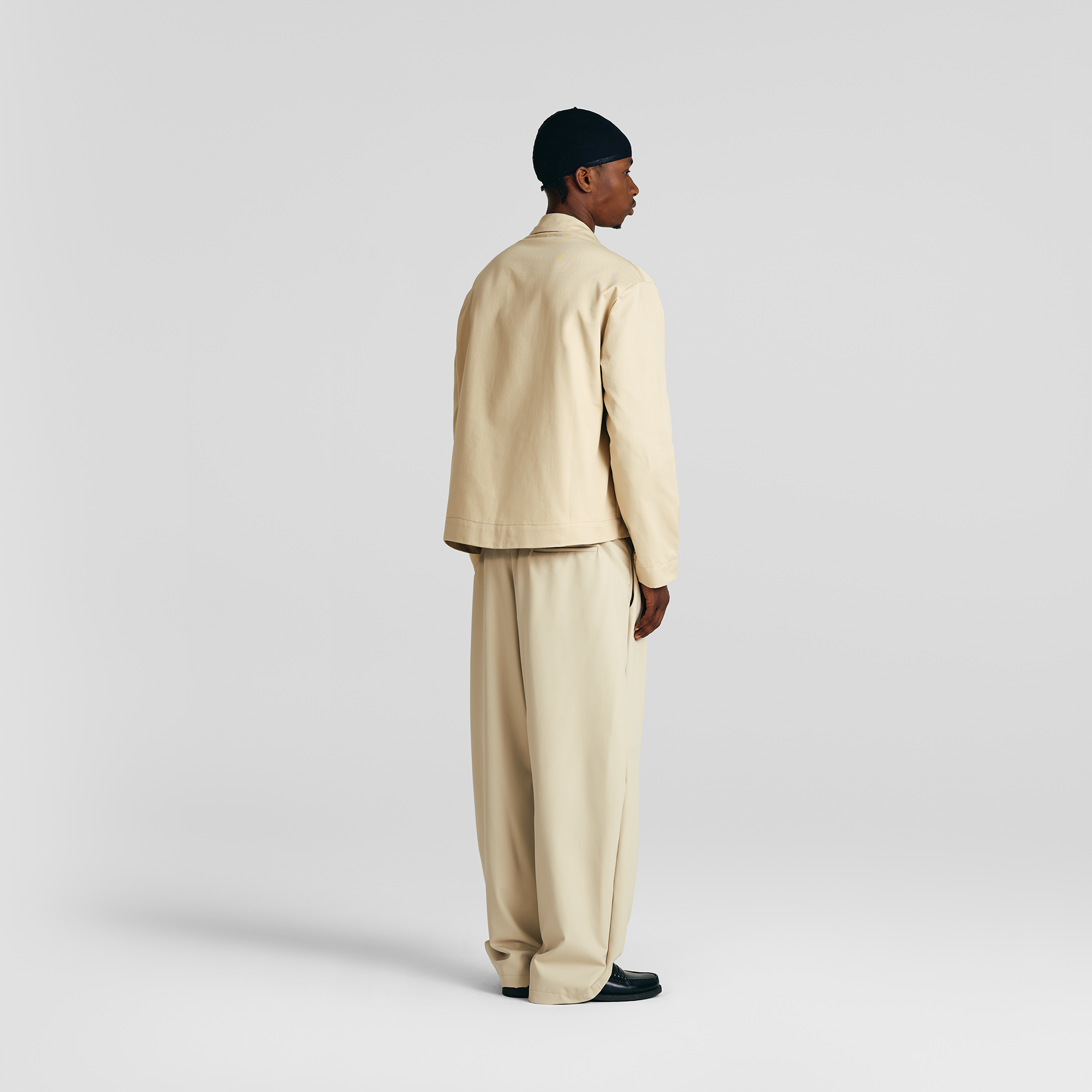 Pure Sand Everyday Pleated Pants