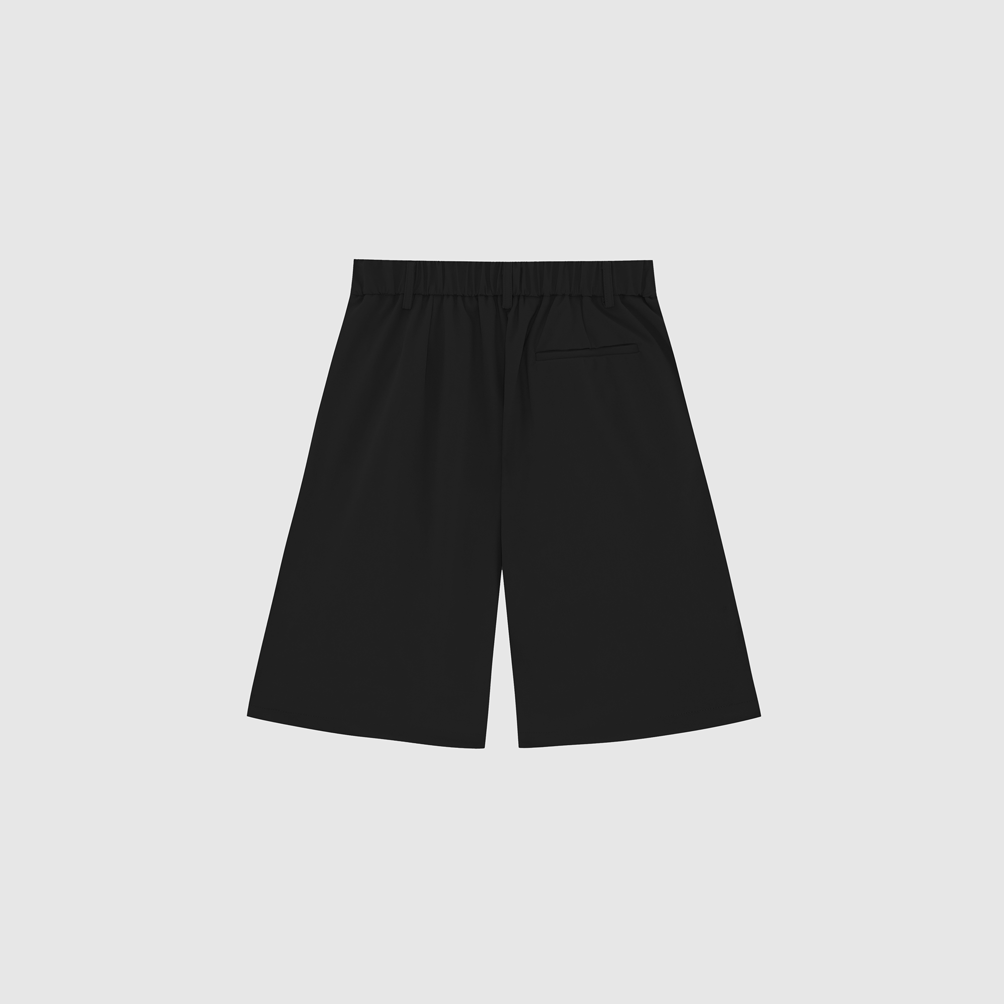 Jet Black Everyday Pleated Jorts