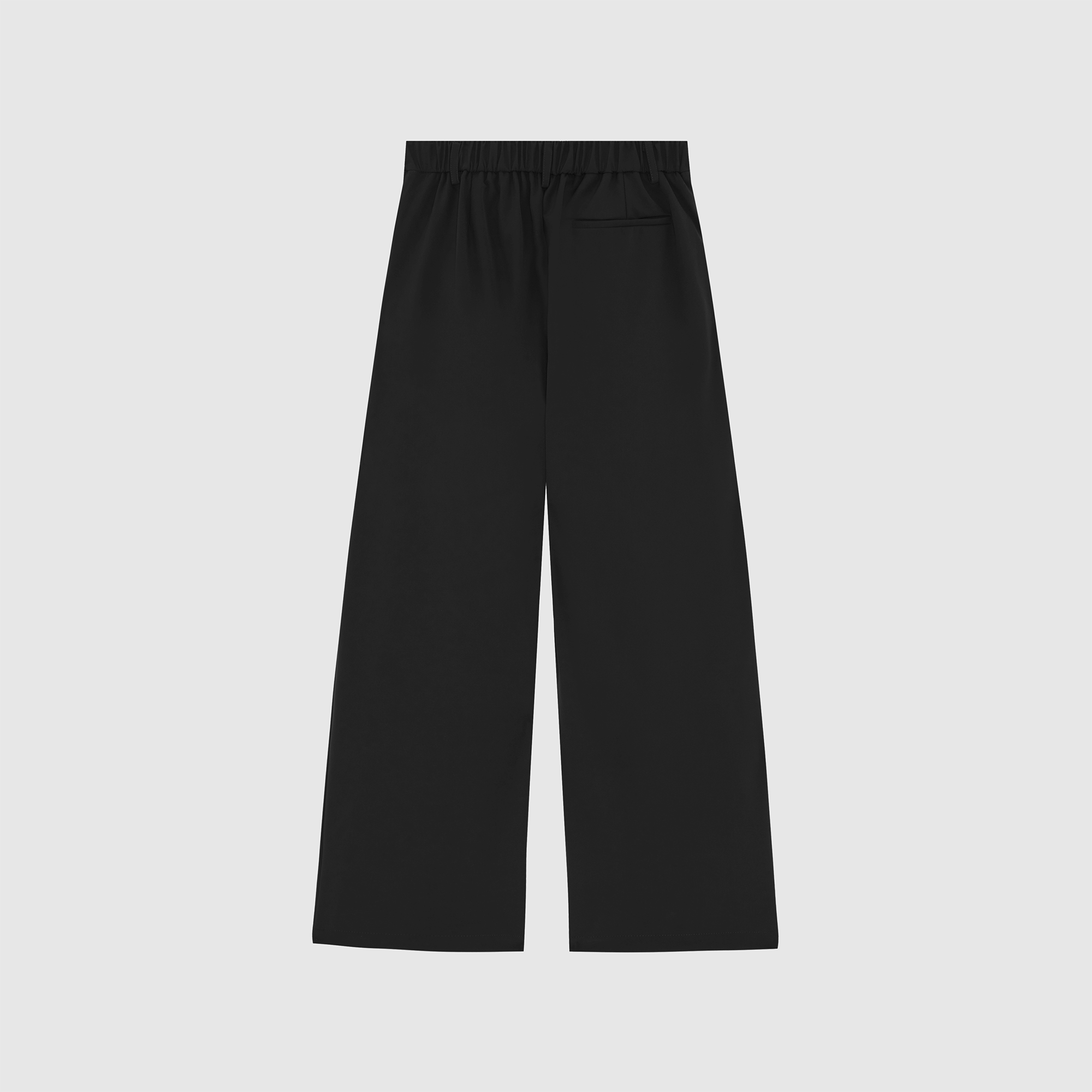 Jet Black Everyday Pleated Pants