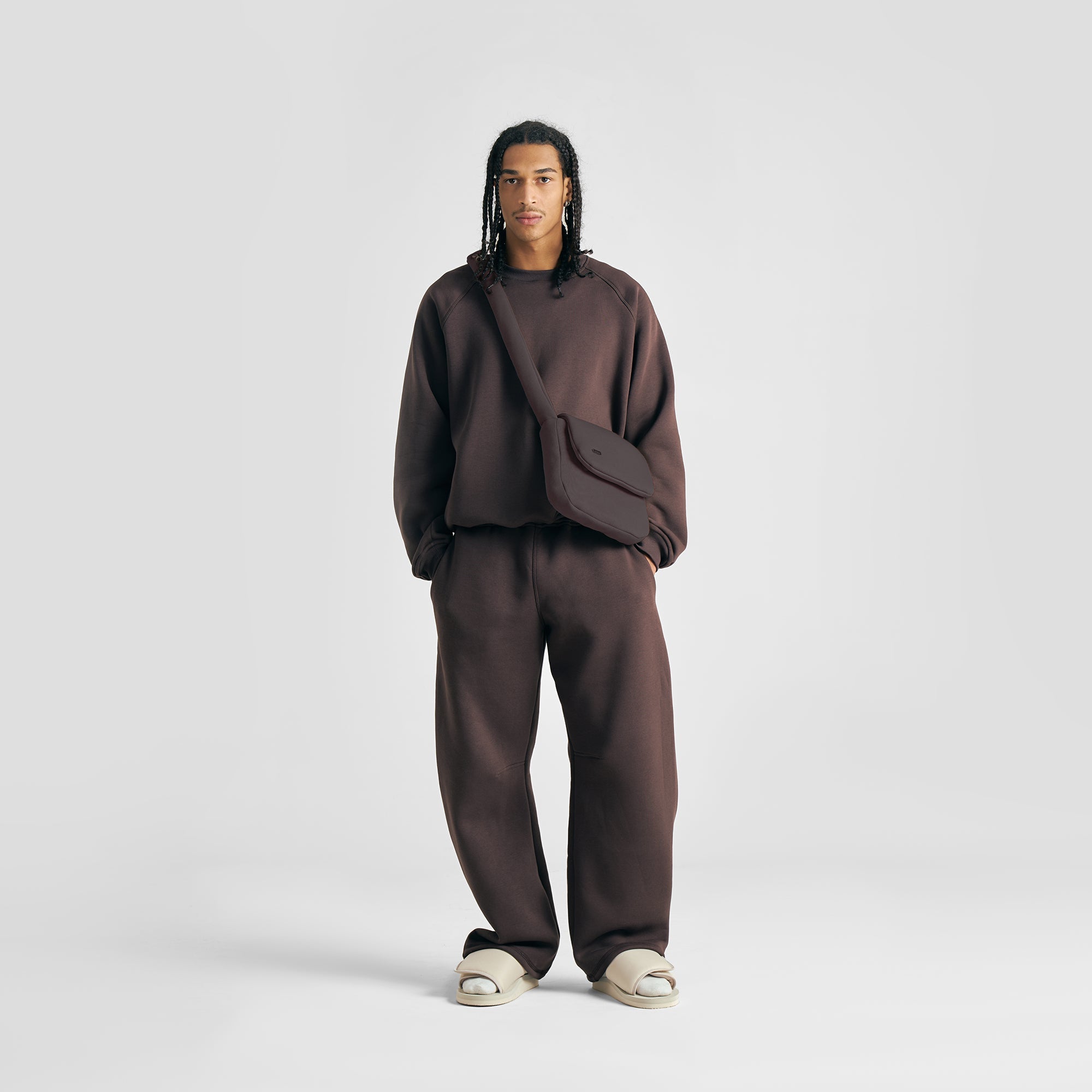 EVERYDAY MOCHA BROWN CREWNECK SUMMER SALE