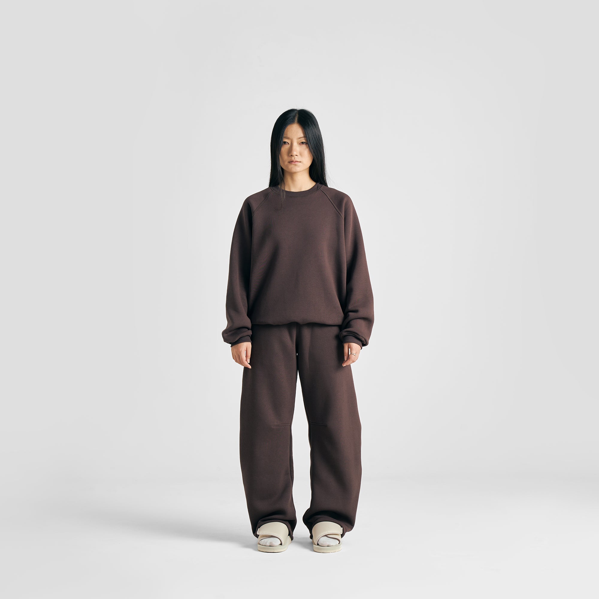 EVERYDAY MOCHA BROWN CREWNECK SUMMER SALE