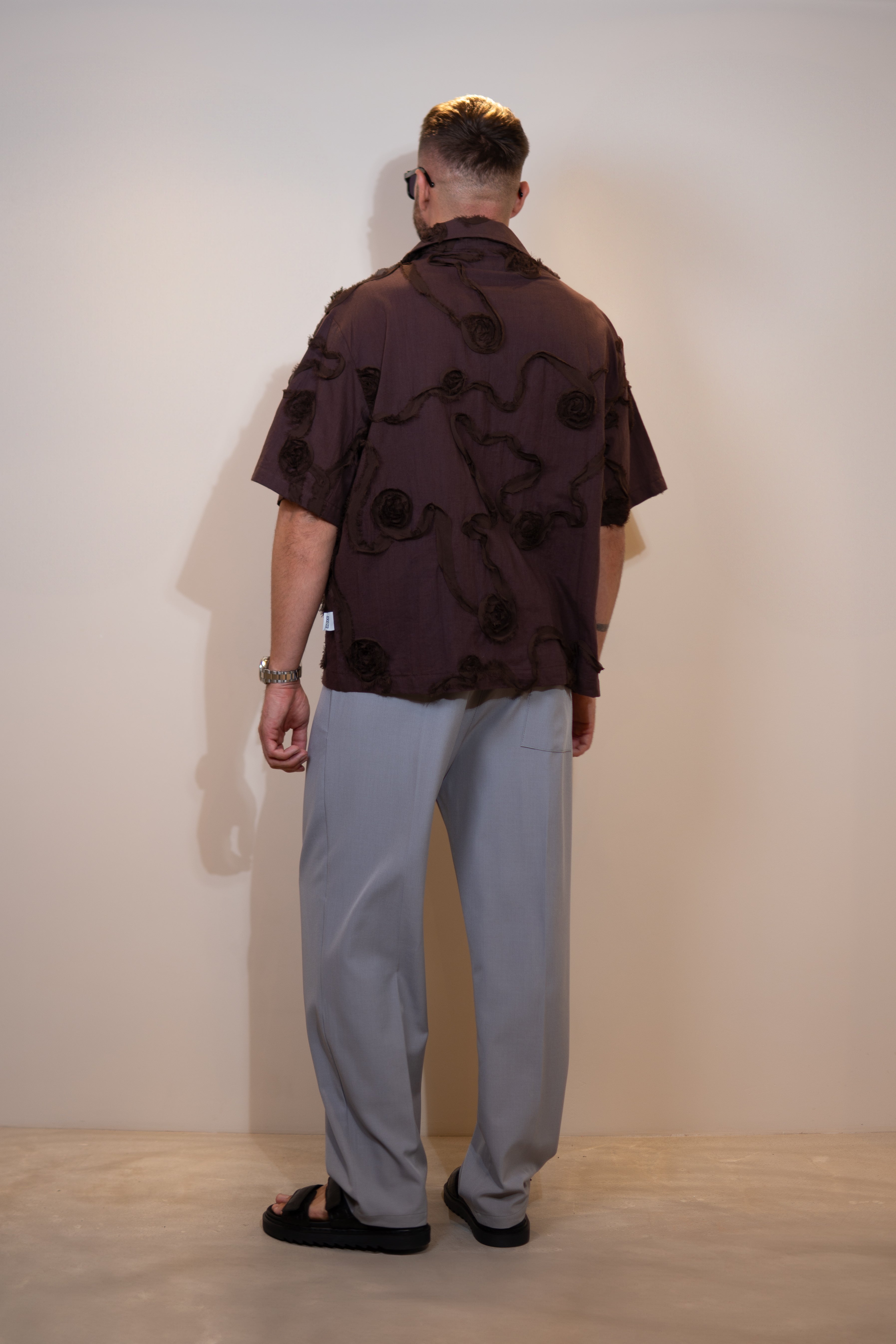 shirt burgund rose