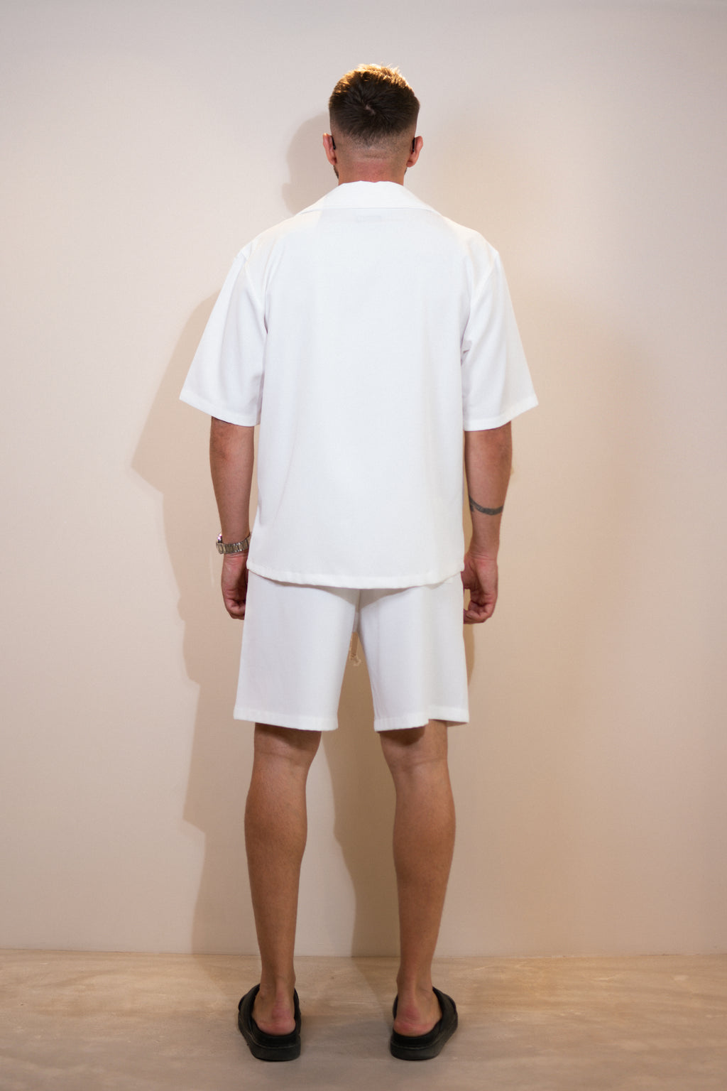 white set short