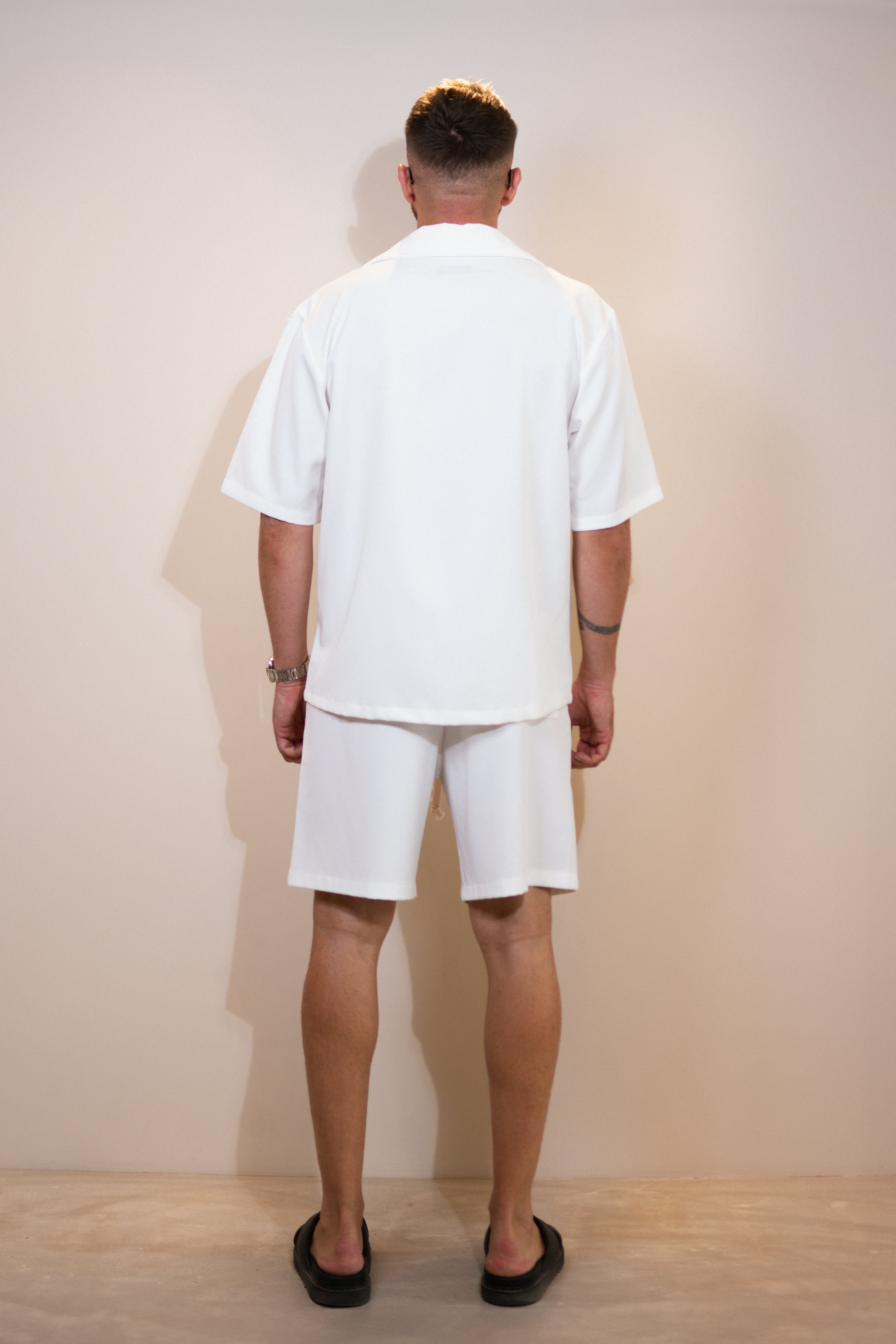 white set short