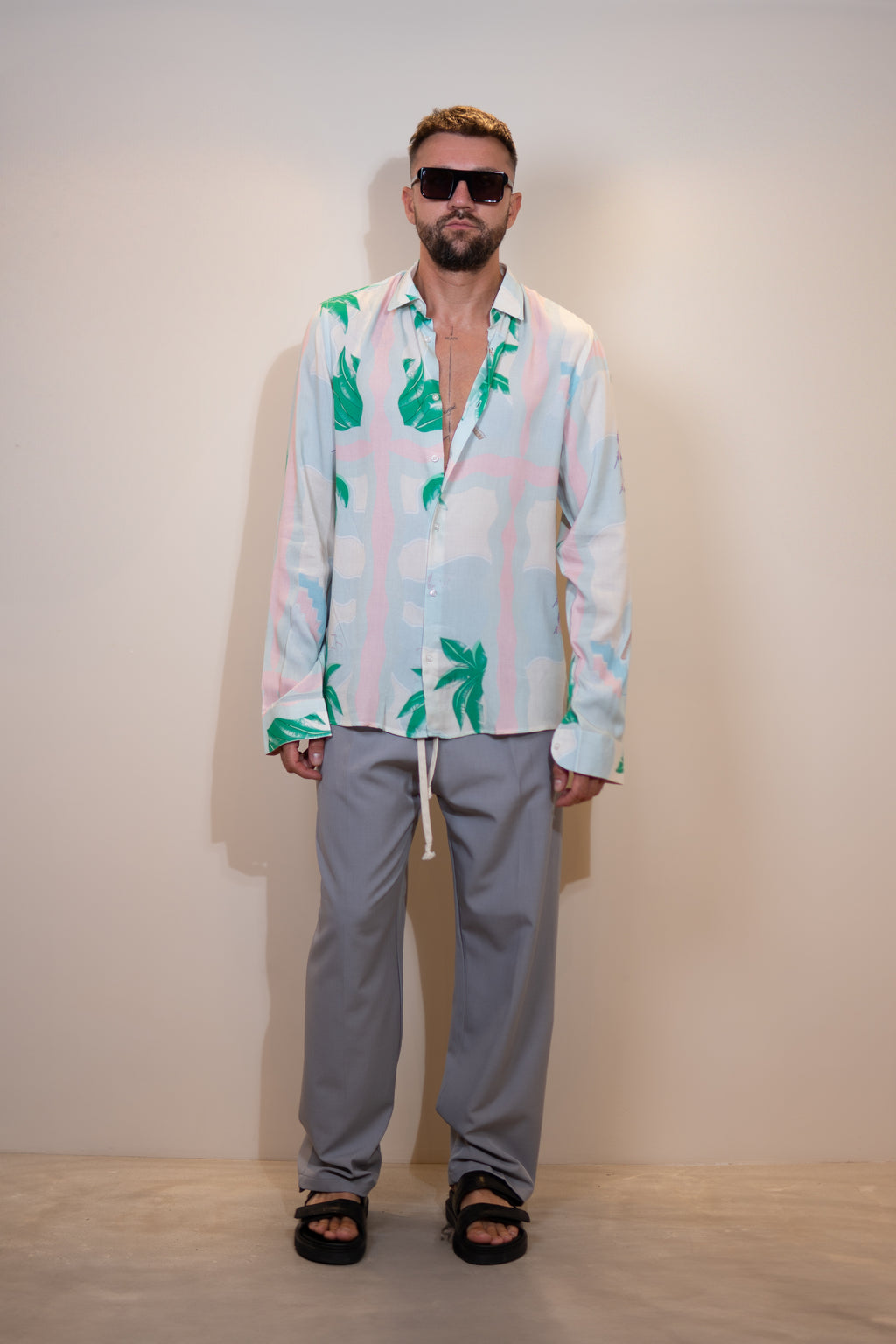 shirt WNB green palm-1