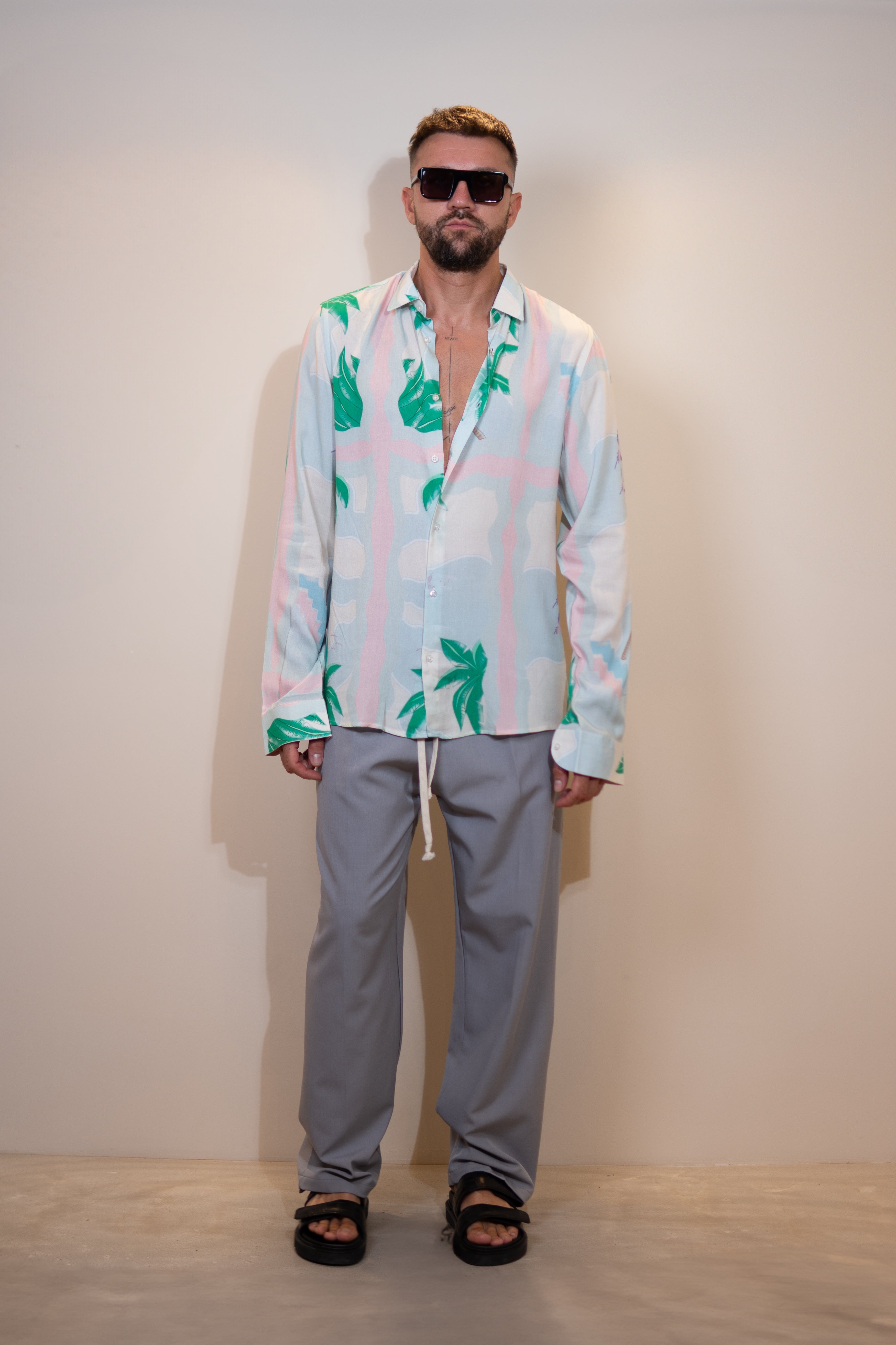 shirt WNB green palm-1