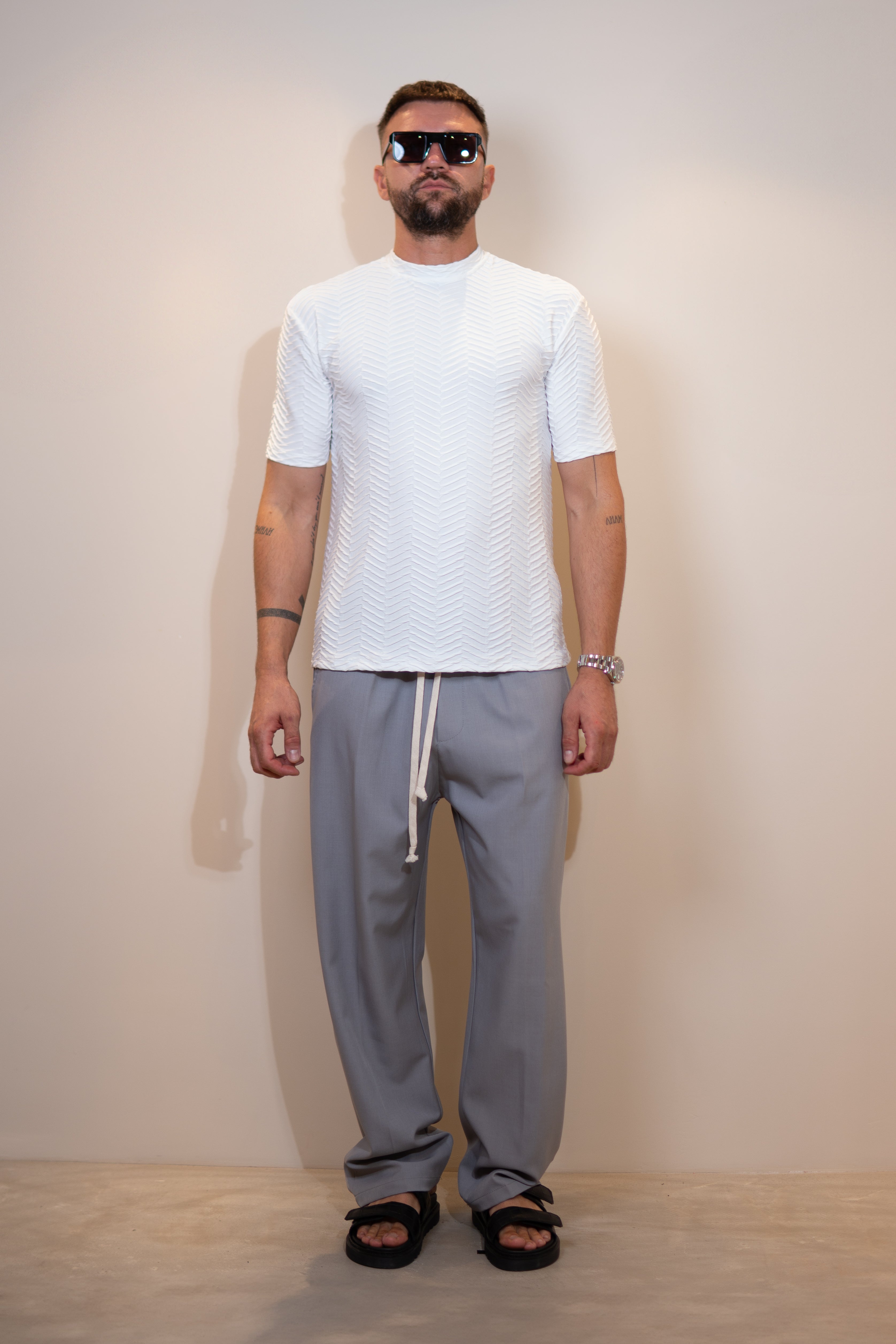 shirt white riped