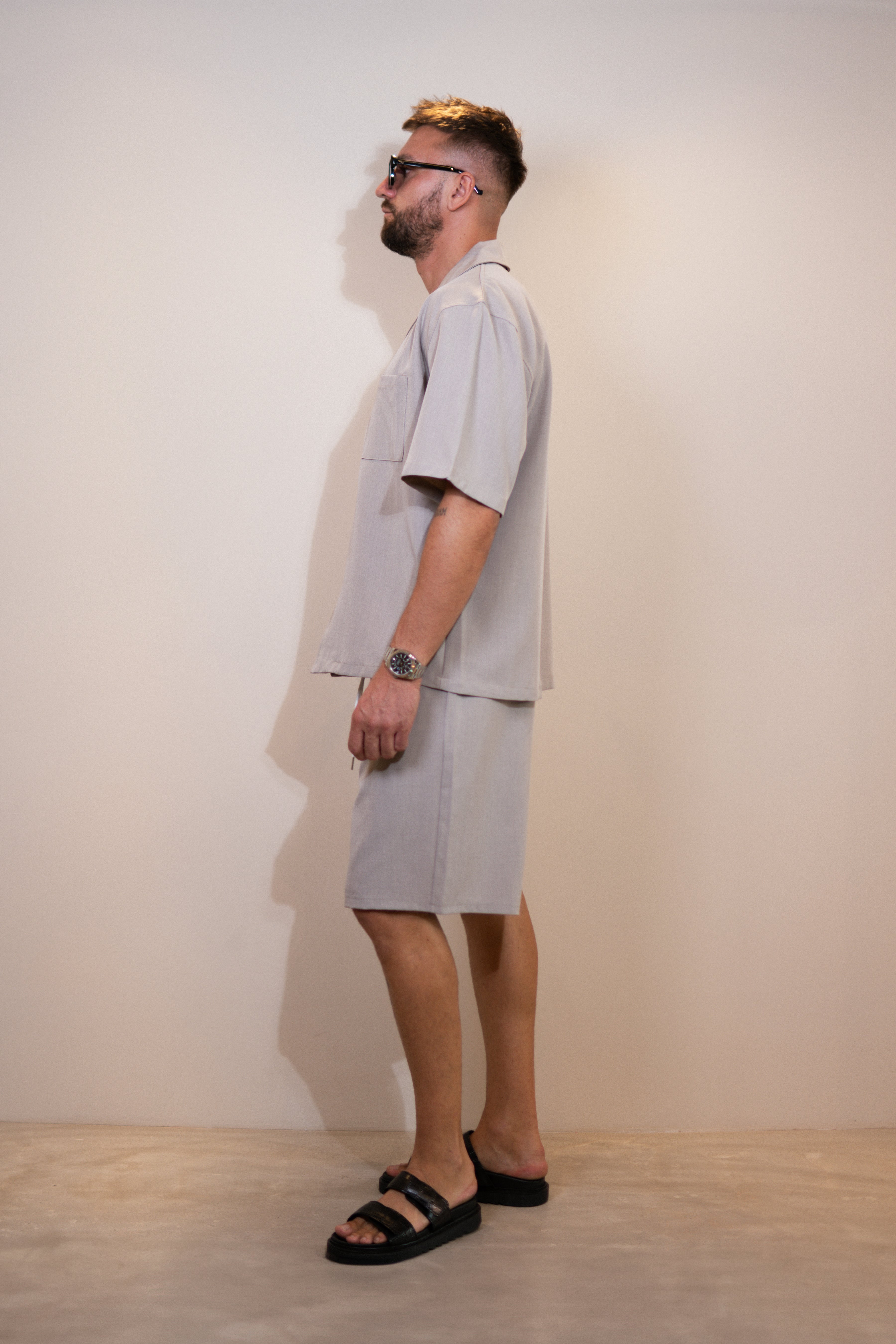 beige set short