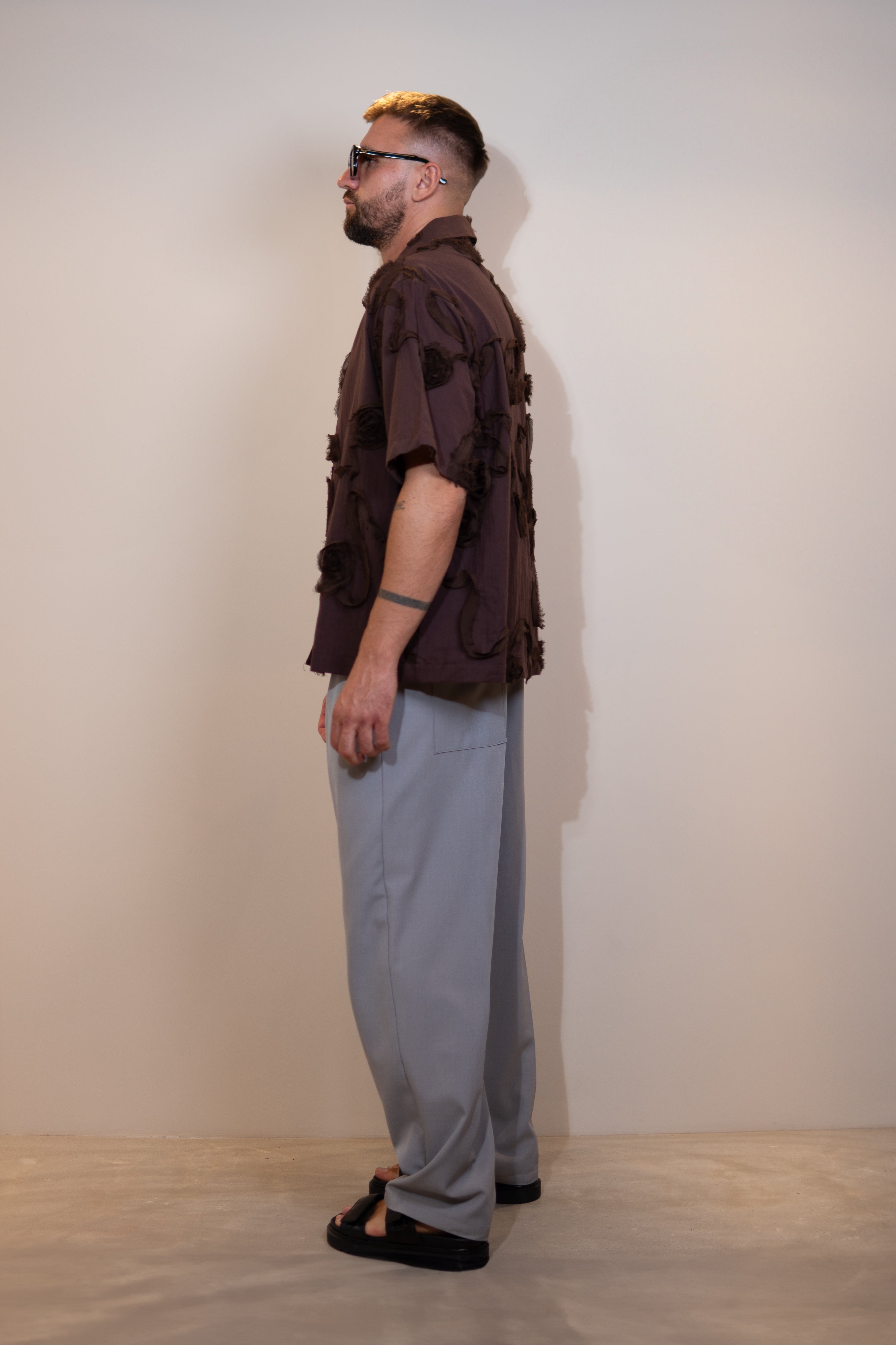 shirt burgund rose